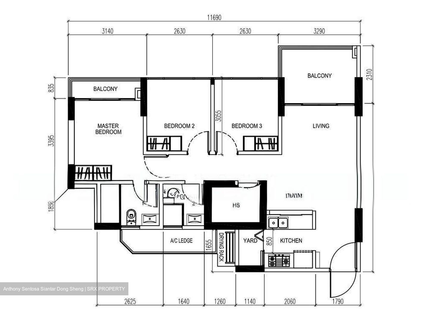 Blk 520C Centrale 8 At Tampines (Tampines), HDB 4 Rooms #631104271